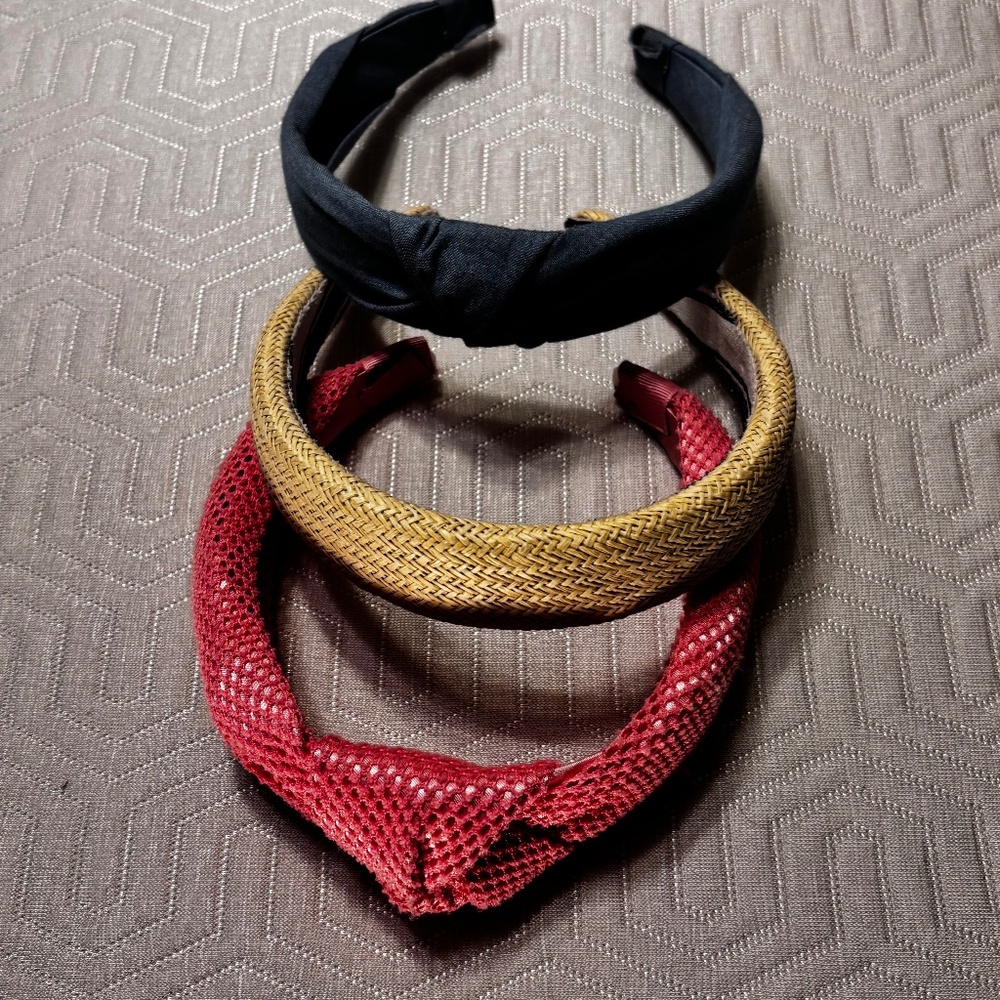 Unbranded Girls Headband  Pink, Blue & Yellow Preowned